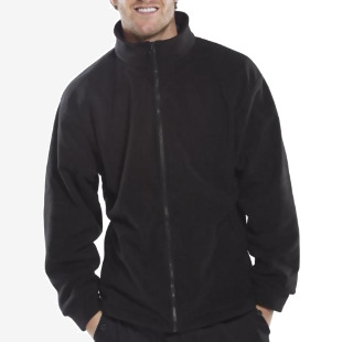 Beeswift Standard Fleece Jacket Black 2XL FLJBLXXL