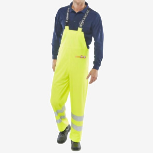 Beeswift Fire Retardant Anti-Static Bib Saturn Yellow 2XL CFRLR59SYXXL