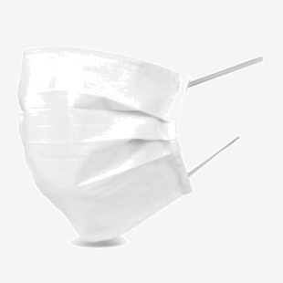 Click Medical Beeswift Cotton Face Mask White  CM1750