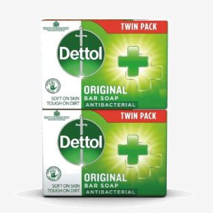 Dettol Soap Antibac Twin 100g (2) 3180668