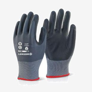 Beeswift NITRILE PU MIX COATED GLOVE XS  BF1XS