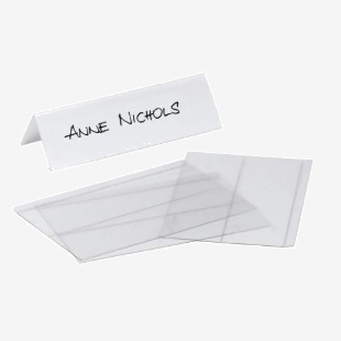 Durable Place Name Holder 61x210mm (10) 804819