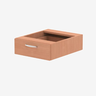 Impulse 1 Drawer Fixed Pedestal Beech I004630