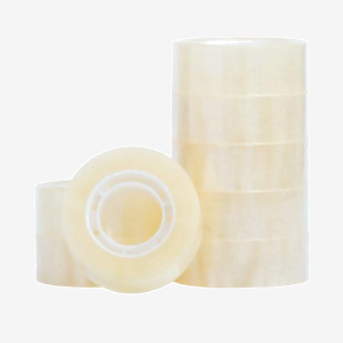Q-Connect Easy Tear Polypropylene Tape 24mmx33m 1 Inch Core Clear (Pack of 6) KF27014 KF27014
