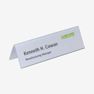 Durable Table Place Name Holder 61x210mm Clear (Pack of 25) 805219 DB81055