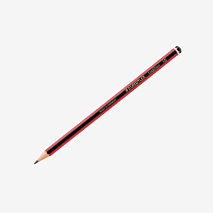 This photo features a pack of 12 Staedtler Traditional Pencils, specifically the Tradition 110 HB model. Each pencil has a classic-looking design with a green and black body, and a sharp, precise tip for smooth writing and sketching.