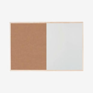 Bi-Office Cork and Drywipe Combination Board 600x400mm MX03001010 BQ23010