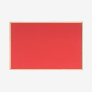 Bi-Office Double-Sided Board Cork And Felt 600x900mm Red FB0710010 BQ04071