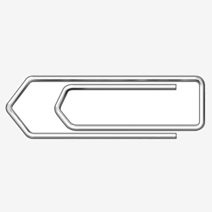 The photo shows a bundle of unbranded paperclips, each measuring 45mm, in a pack of 100. The paperclips have a classic silver color and a simple, tear-free design. They are neatly aligned, ready for use in any organizational or office task.