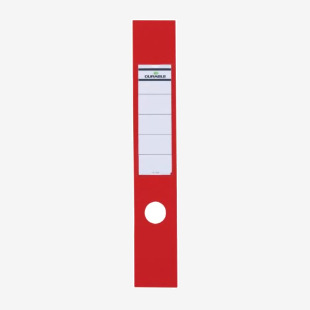 Durable ORDOFIX Self Adhesive Spine Label 60x390mm Red (Pack of 10) 809003 DB8090R