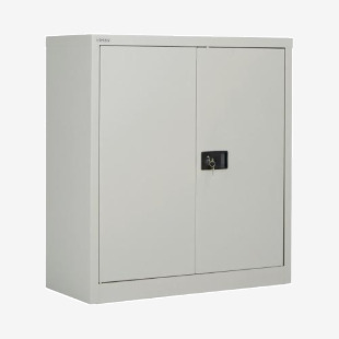 Jemini 2 Door Stationery Cupboard 420x960x1005mm Grey KF08501 KF08501