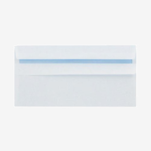 Q-Connect DL Envelopes Recycled Self Seal 100gsm White (Pack of 500) KF3504 KF3504