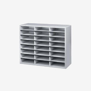 Fellowes Literature Sorter A4 24 Compartments Dove Grey 25041 BB25041