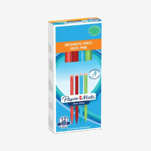PaperMate Non-Stop Automatic Mechanical Pencils 0.7 HB Neon (Pack of 12) 1906125 GL01445