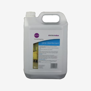 The photograph captures two 5 liter bottles of Maxima Pine Disinfectant, labeled as Maxima Disinfectant 5 Litre. The bottles have a clean and professional appearance, with a clear label and green liquid inside. The packaging is simple but effective, displaying the brand name and product information clearly.