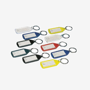 Stephens Assorted Tabbies Keyrings (Pack of 10) RS046257 RS046257