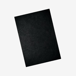 GBC LeatherGrain A4 Binding Cover 250gsm Black (Pack of 100) CE040010 GB21851