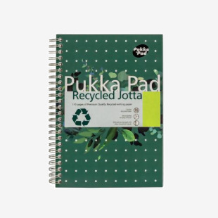 Pukka Pad Recycled Ruled Wirebound Notebook 110 Pages A5 (3 Pack) RCA5110 PP00128