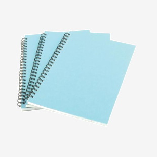 A5 Spiral Pad 80 Leaf Blue (Pack of 12) WX10039 WX10039