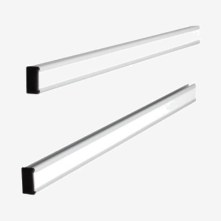 Nobo T-Card Metal Link Bars Size 24 772x13mm Pack of 2 1900413 NB38889