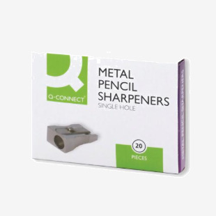 Q-Connect Metal Pencil Sharpener (Pack of 20) KF02218 KF02218
