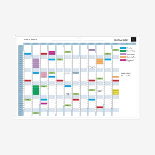 Exacompta Magnetic Perpetual Year Planner (Comes with magnets, magnet strips, pens and box) 56153E GH56153