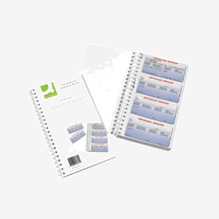 Q-Connect Duplicate Telephone Message Book 200 Messages KF26034 KF26034