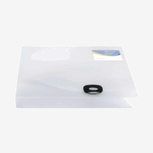 Rapesco Rigid Wallet Box File 40mm A4 Clear 0711 HT17038