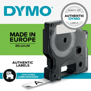 Dymo 40914 D1 LabelMaker Tape 9mm x 7m Blue on White S0720690 ES40914
