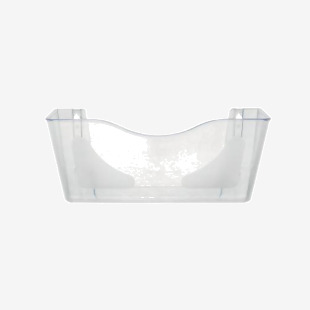 Deflecto Crystal Landscape Literature Holder A4 CPO74YTCRY RN07433