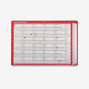 Sasco Aluminium Mounted Planner Track (2 Pack) 20360 SA20360