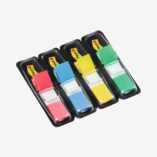 Post-it Small Index 12mm Standard Colours (140 Pack) 683-4 3M50876