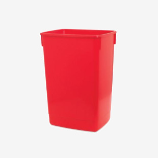 Addis 60 Litre Flip Top Bin Base Red 510899 AG01400