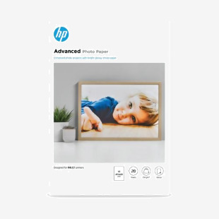 The HP Photo Paper features a glossy white finish and is sized A3. The pack contains 20 sheets in total. This photo paper is advanced and produces high-quality prints.