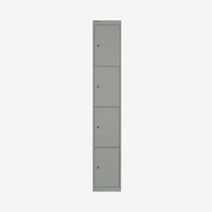 Bisley 4 Door Locker 305x457x1802mm Goose Grey BY02537 BY02537