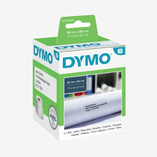 Dymo 99012 LabelWriter Large Address Labels 36mm x 89mm White (Pack of 520) S0722400 ES99012