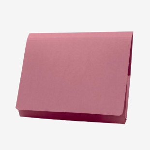 Exacompta Guildhall Brief Size Pocket Wallet 14x10in Pink (Pack of 50) PW3-PNK GH14024