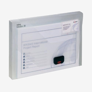 Snopake 35mm Capacity Document Box A4 Clear 12861 SK02536