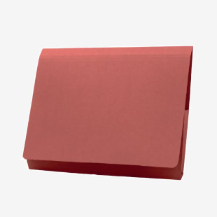 Exacompta Guildhall Brief Size Pocket Wallet 14x10in Red (Pack of 50) PW3-RED GH14028