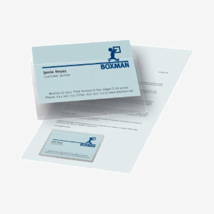 This picture shows a pack of 100 Pelltech Business Card Holders, with top opening pockets. Each holder measures 95x60mm. The card pockets are designed to neatly organize business cards for easy retrieval.
