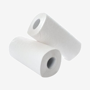 2Work Kitchen Roll White 12x2 (Pack of 24) CT73665 CT73665