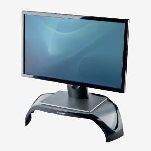 Fellowes Smart Suites Height Adjustable Monitor Stand BlackSilver 8020101 BB54138