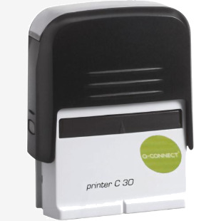 Q-Connect Voucher for Custom Self-Inking Stamp 45x15mm KF02111 KF02111