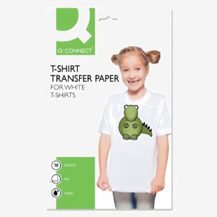 Q-Connect T-Shirt Transfer Paper (Pack of 10) KF01430 KF01430