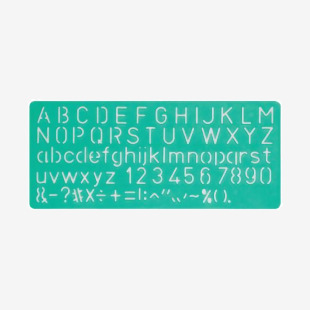 Linex Lettering Stencil Set 102030mm (Pack of 3) LXG8500S LX85001