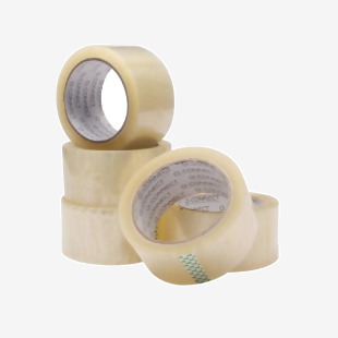 Q-Connect Polypropylene Packaging Tape 50mmx66m Clear (6 Pack) KF01791 KF01791