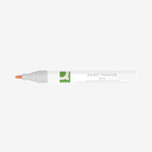 Q-Connect Paint Marker Pen Medium White (10 Pack) KF14452 KF14452