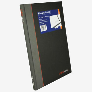 Ideal A4 Cashbook Casebound Single Cash 192 Pages Black 6421 CL76776