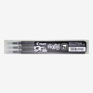 Pilot FriXion Rollerball Pen Refill Medium Black (Pack of 3) 075300301 PI35596