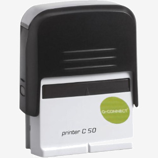 Q-Connect Voucher for Custom Self-Inking Stamp 72x33mm KF02114 KF02114